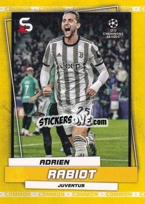 Sticker Adrien Rabiot - Superstars 2022-2023
 n. 89v - Topps