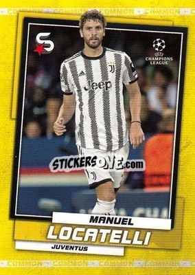 Sticker Manuel Locatelli - Superstars 2022-2023
 n. 90v - Topps