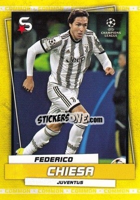 Sticker Federico Chiesa - Superstars 2022-2023
 n. 92v - Topps