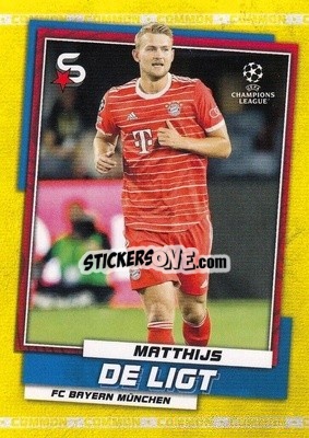 Sticker Matthijs de Ligt - Superstars 2022-2023
 n. 96v - Topps