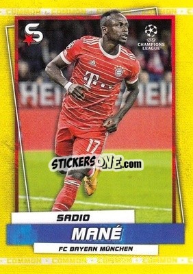 Sticker Sadio Mané - Superstars 2022-2023
 n. 102v - Topps