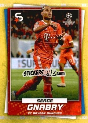 Sticker Serge Gnabry - Superstars 2022-2023
 n. 104v - Topps