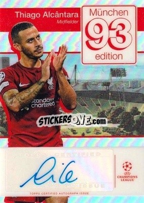 Sticker Thiago Alcântara - Superstars 2022-2023
 - Topps