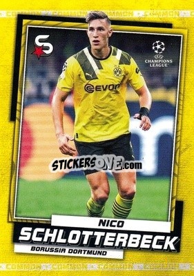 Sticker Nico Schlotterbeck - Superstars 2022-2023
 n. 106v - Topps