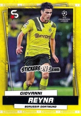 Sticker Giovanni Reyna - Superstars 2022-2023
 n. 108v - Topps