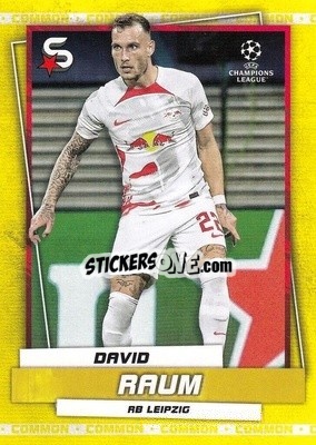 Sticker David Raum - Superstars 2022-2023
 n. 117v - Topps
