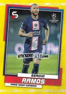 Sticker Sergio Ramos - Superstars 2022-2023
 n. 130v - Topps