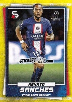 Sticker Renato Sanches - Superstars 2022-2023
 n. 131v - Topps