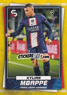 Sticker Kylian Mbappé - Superstars 2022-2023
 n. 134v - Topps