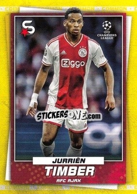 Sticker Jurrien Timber - Superstars 2022-2023
 n. 152v - Topps