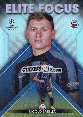 Sticker Nicolò Barella - Superstars 2022-2023
 n. EF-NB - Topps