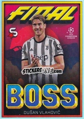 Sticker Dusan Vlahovic - Superstars 2022-2023
 n. FB-DV - Topps