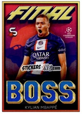 Sticker Kylian Mbappé - Superstars 2022-2023
 - Topps