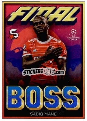 Sticker Sadio Mané - Superstars 2022-2023
 n. FB-SM - Topps
