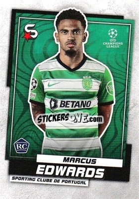 Sticker Marcus Edwards - Superstars 2022-2023
 n. 148 - Topps