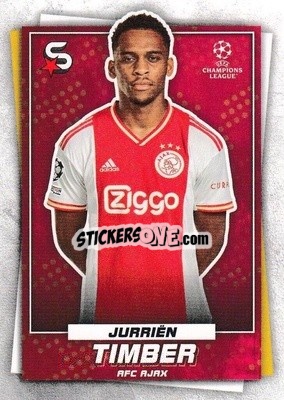 Sticker Jurrien Timber - Superstars 2022-2023
 - Topps