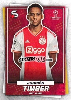 Sticker Jurrien Timber - Superstars 2022-2023
 n. 152 - Topps