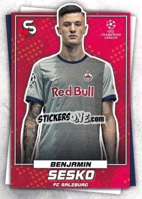 Sticker Benjamin Sesko - Superstars 2022-2023
 n. 158 - Topps
