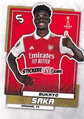 Sticker Bukayo Saka - Superstars 2022-2023
 n. 163 - Topps