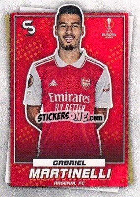 Sticker Gabriel Martinelli - Superstars 2022-2023
 n. 164 - Topps