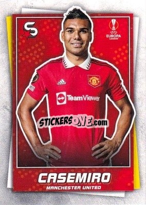 Sticker Casemiro - Superstars 2022-2023
 n. 167 - Topps