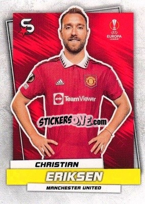 Sticker Christian Eriksen - Superstars 2022-2023
 n. 168 - Topps