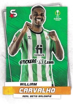 Sticker William Carvalho - Superstars 2022-2023
 n. 174 - Topps