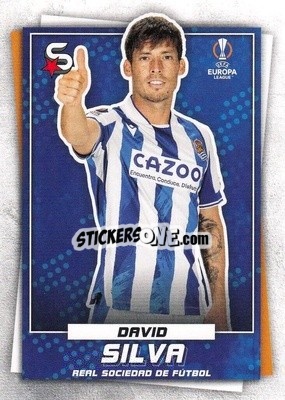 Sticker David Silva - Superstars 2022-2023
 n. 176 - Topps