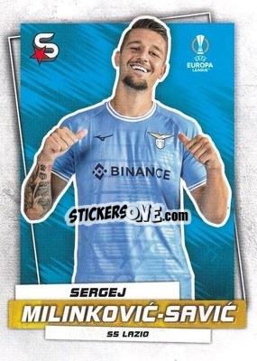 Sticker Sergej Milinković-Savić - Superstars 2022-2023
 - Topps