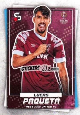 Sticker Lucas Paqueta - Superstars 2022-2023
 n. 185 - Topps