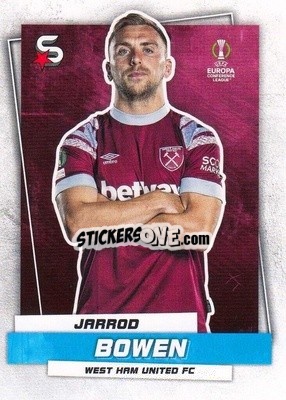 Sticker Jarrod Bowen - Superstars 2022-2023
 n. 186 - Topps