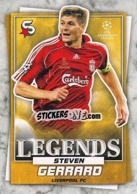 Sticker Steven Gerrard - Superstars 2022-2023
 - Topps