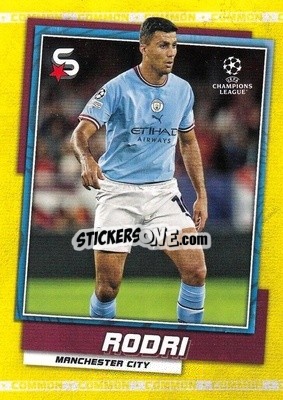 Sticker Rodri - Superstars 2022-2023
 - Topps