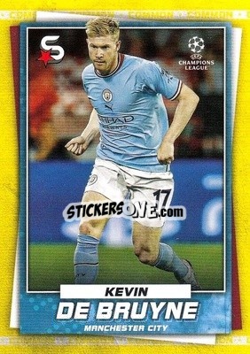 Sticker Kevin De Bruyne - Superstars 2022-2023
 n. 4v - Topps
