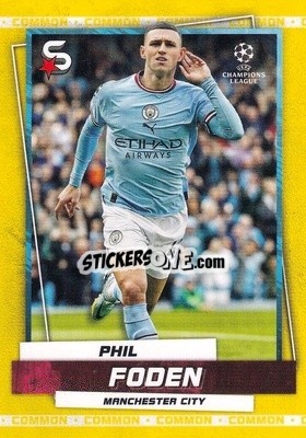 Sticker Phil Foden - Superstars 2022-2023
 n. 5v - Topps