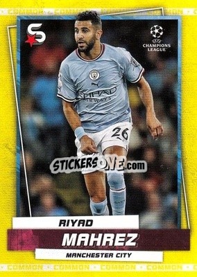 Sticker Riyad Mahrez - Superstars 2022-2023
 n. 8v - Topps