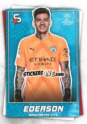 Sticker Ederson - Superstars 2022-2023
 n. 1 - Topps