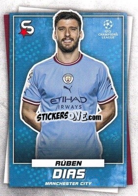 Sticker Rúben Dias - Superstars 2022-2023
 n. 2 - Topps