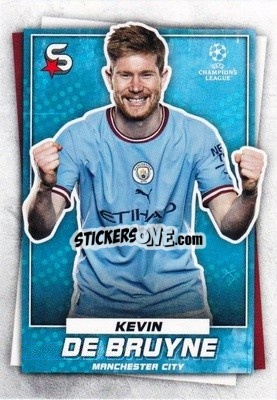 Sticker Kevin De Bruyne - Superstars 2022-2023
 n. 4 - Topps