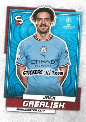Sticker Jack Grealish - Superstars 2022-2023
 n. 6 - Topps