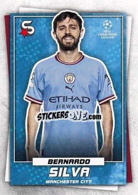 Sticker Bernardo Silva - Superstars 2022-2023
 n. 7 - Topps