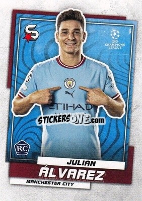 Sticker Julián Álvarez - Superstars 2022-2023
 - Topps