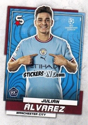 Sticker Julián Álvarez - Superstars 2022-2023
 n. 9 - Topps