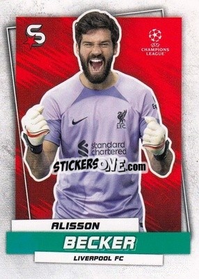 Sticker Alisson Becker - Superstars 2022-2023
 n. 11 - Topps