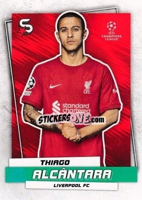 Sticker Thiago Alcântara - Superstars 2022-2023
 n. 14 - Topps