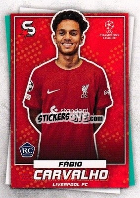 Sticker Fabio Carvalho - Superstars 2022-2023
 n. 15 - Topps
