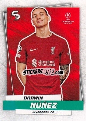 Sticker Darwin Núñez - Superstars 2022-2023
 n. 20 - Topps