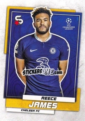 Sticker Reece James - Superstars 2022-2023
 n. 21 - Topps