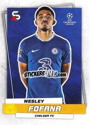 Sticker Wesley Fofana - Superstars 2022-2023
 n. 22 - Topps