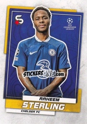 Sticker Raheem Sterling - Superstars 2022-2023
 n. 27 - Topps